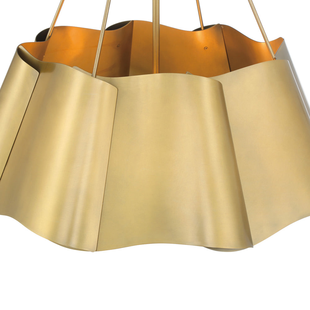 Waveform Pendant Light in Detail.