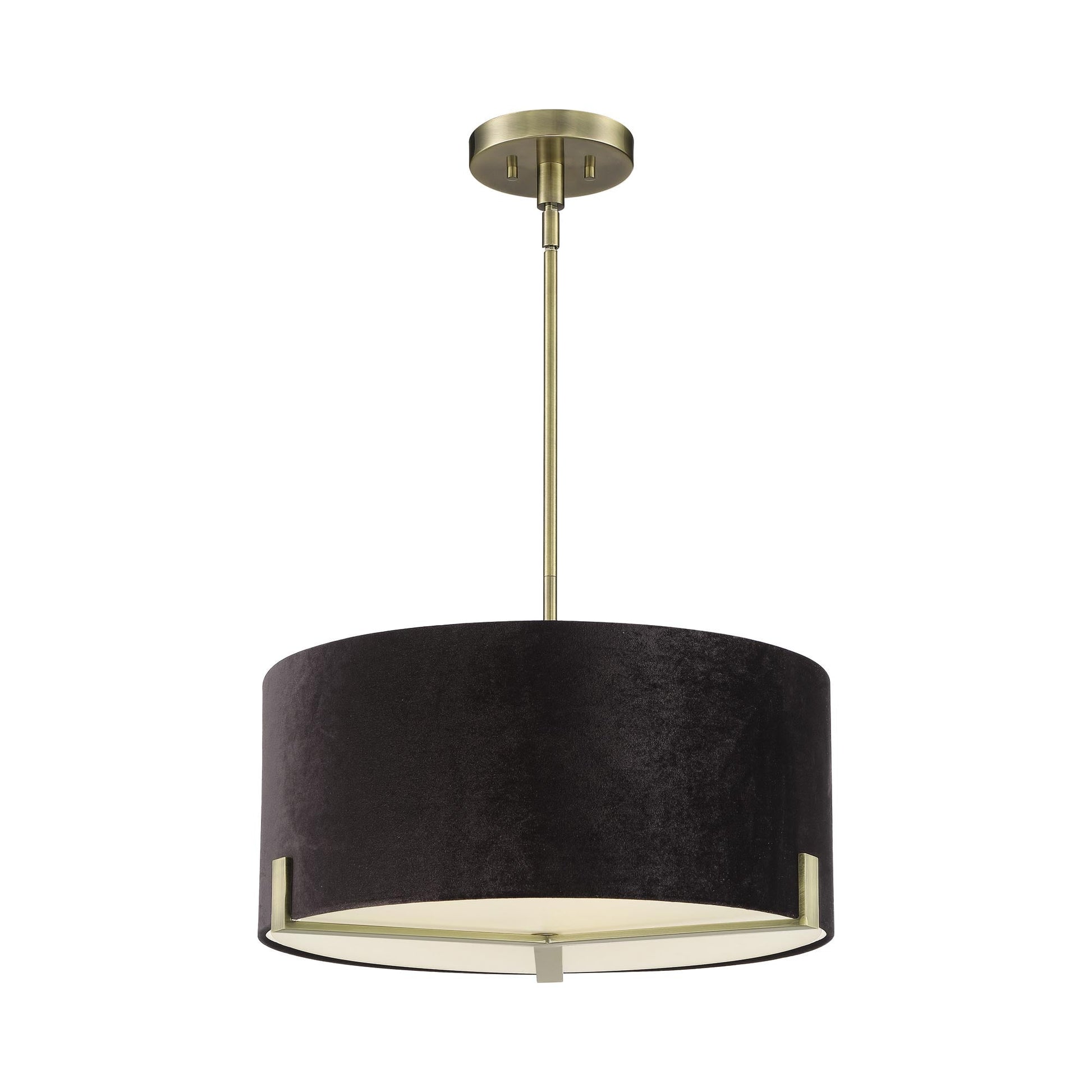 Westboro Boulevard Pendant Light in Weathered Antique Brass.