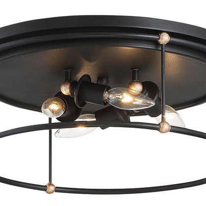 Westchester County Flush Mount Ceiling Light in Detail.