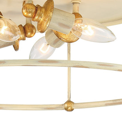 Westchester County Flush Mount Ceiling Light in Detail.