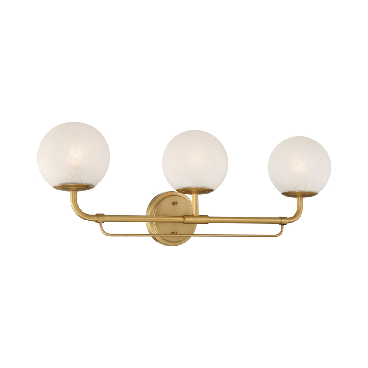 Whitehall Bath Vanity Light in Legacy Brass (3-Light).