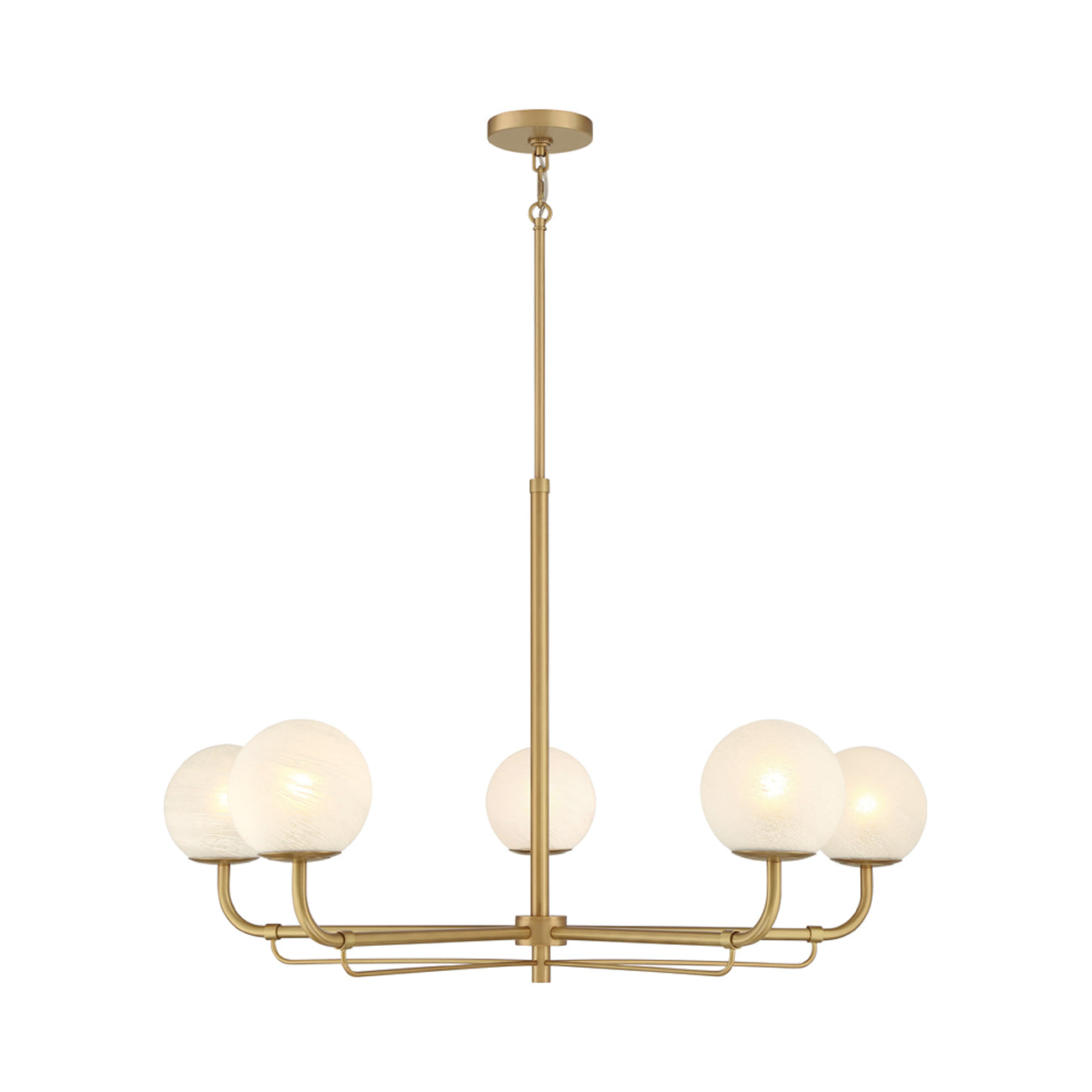 Whitehall Chandelier in Legacy Brass (5-Light).