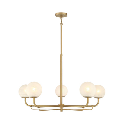 Whitehall Chandelier in Legacy Brass (5-Light).