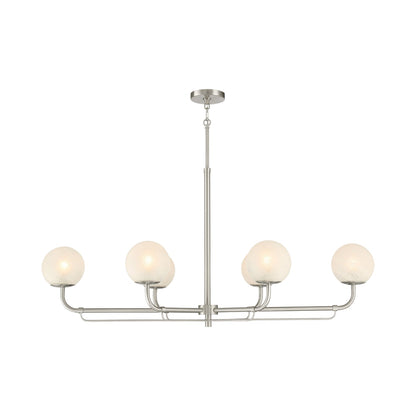 Whitehall Chandelier in Brushed Nickel (6-Light).