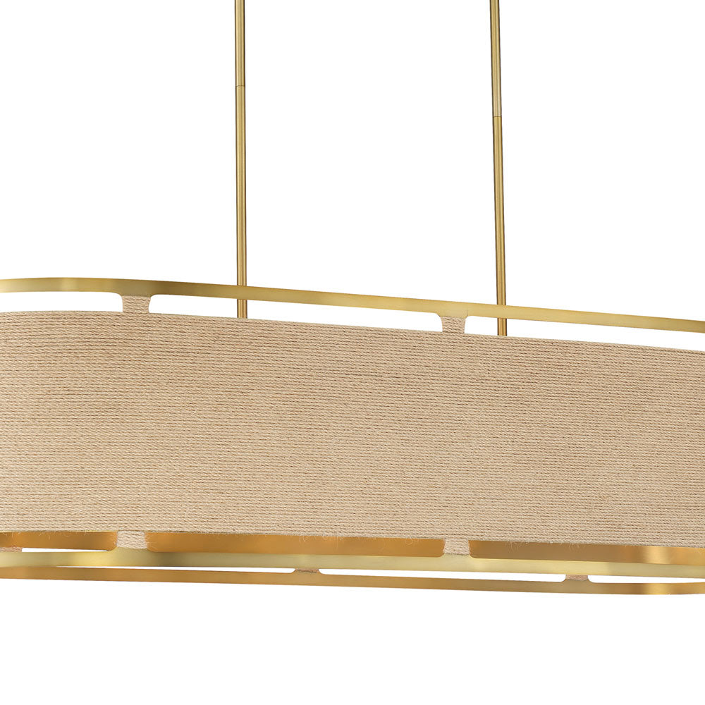 Windward Passage Linear Pendant Light in Detail.