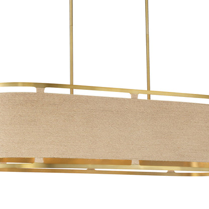 Windward Passage Linear Pendant Light in Detail.