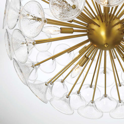 Winter Chandelier in Detail.