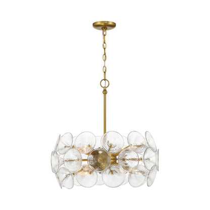 Winter Chandelier in Detail.