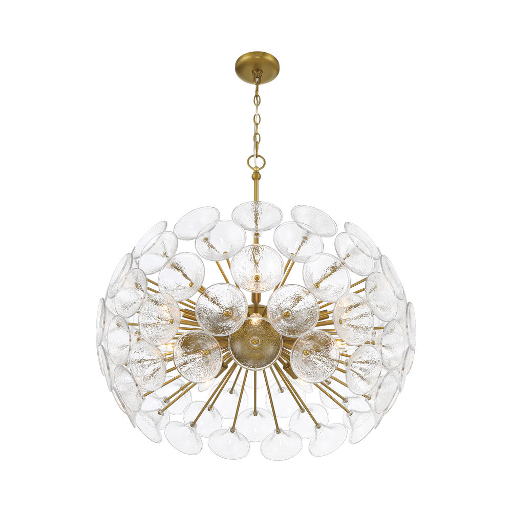 Winter Chandelier in Detail.