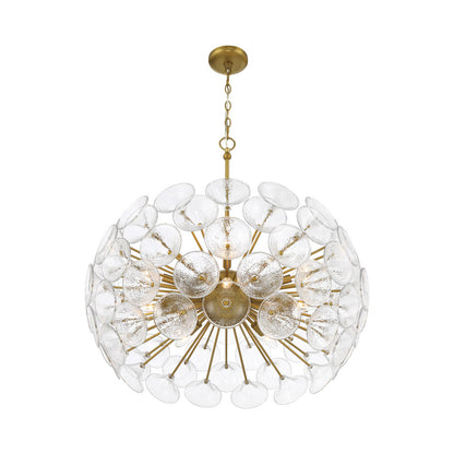 Winter Chandelier in Detail.