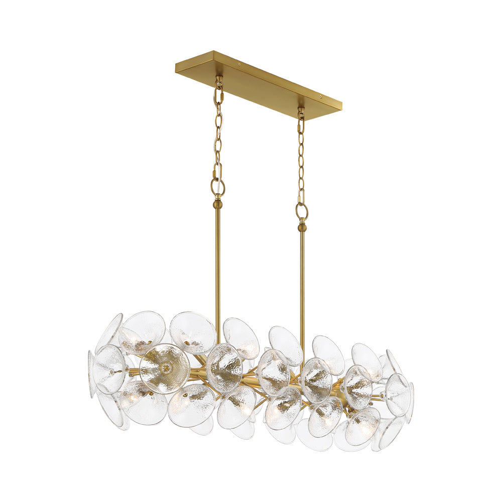 Winter Linear Pendant Light in Detail.