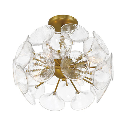 Winter Semi Flush Mount Ceiling Light in Detail.