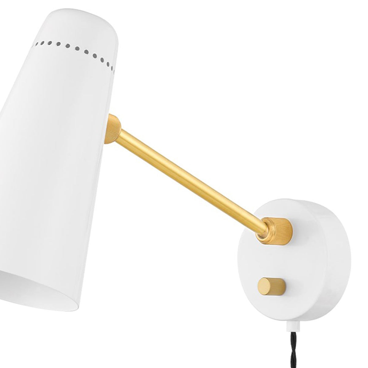 Alex Plug-In Wall Light in Detail.