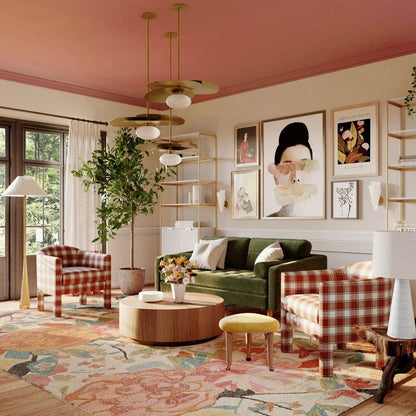 Allida Pendant Light in living room.