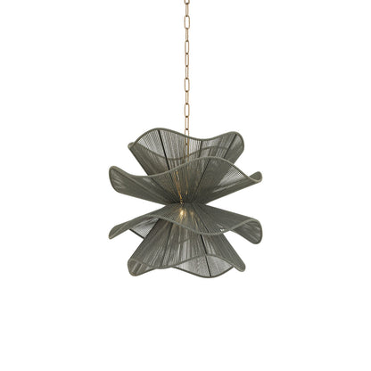 Amanda Chandelier in Patina Brass (19.5-Inch).
