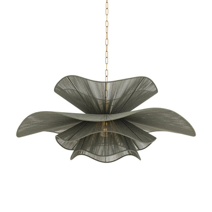 Amanda Chandelier in Patina Brass (44-Inch).