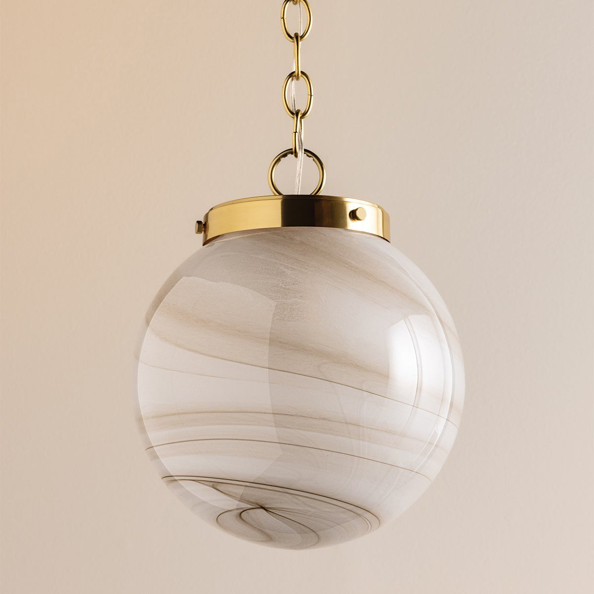 Ambra Pendant Light in Detail.
