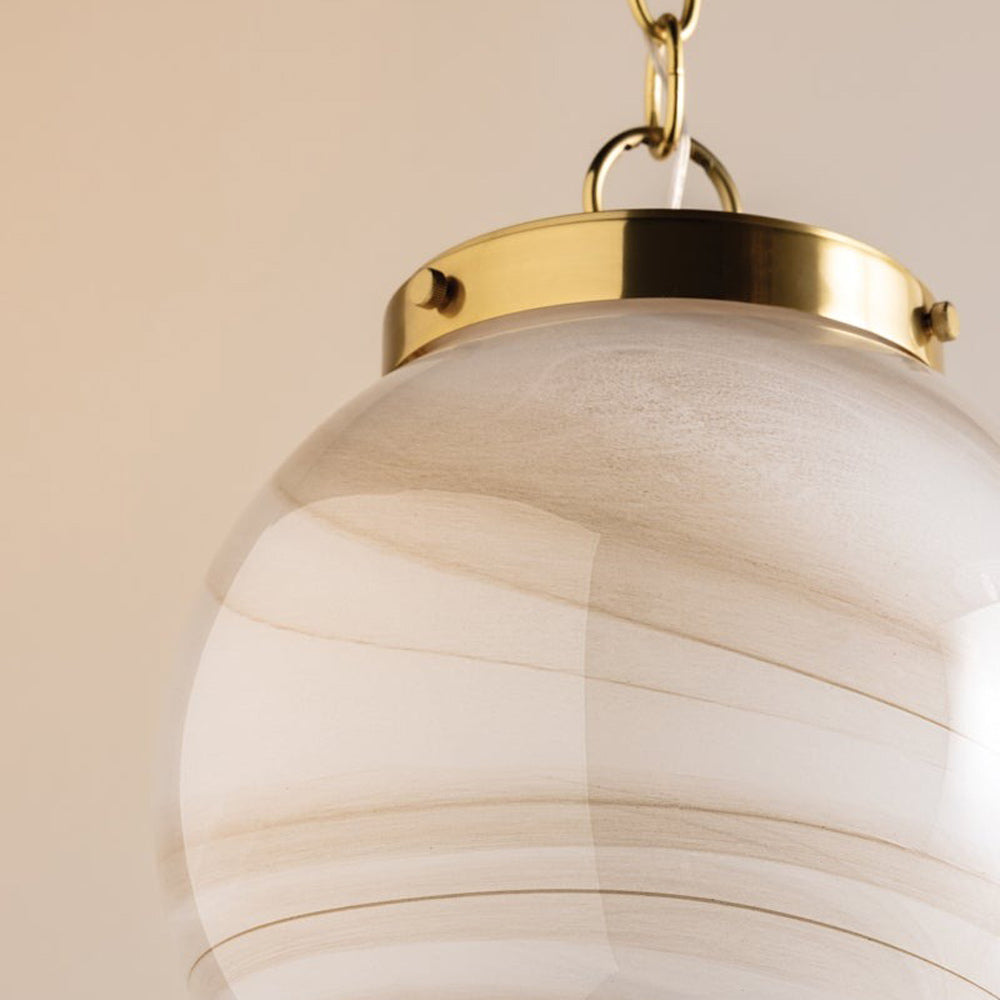 Ambra Pendant Light in Detail.