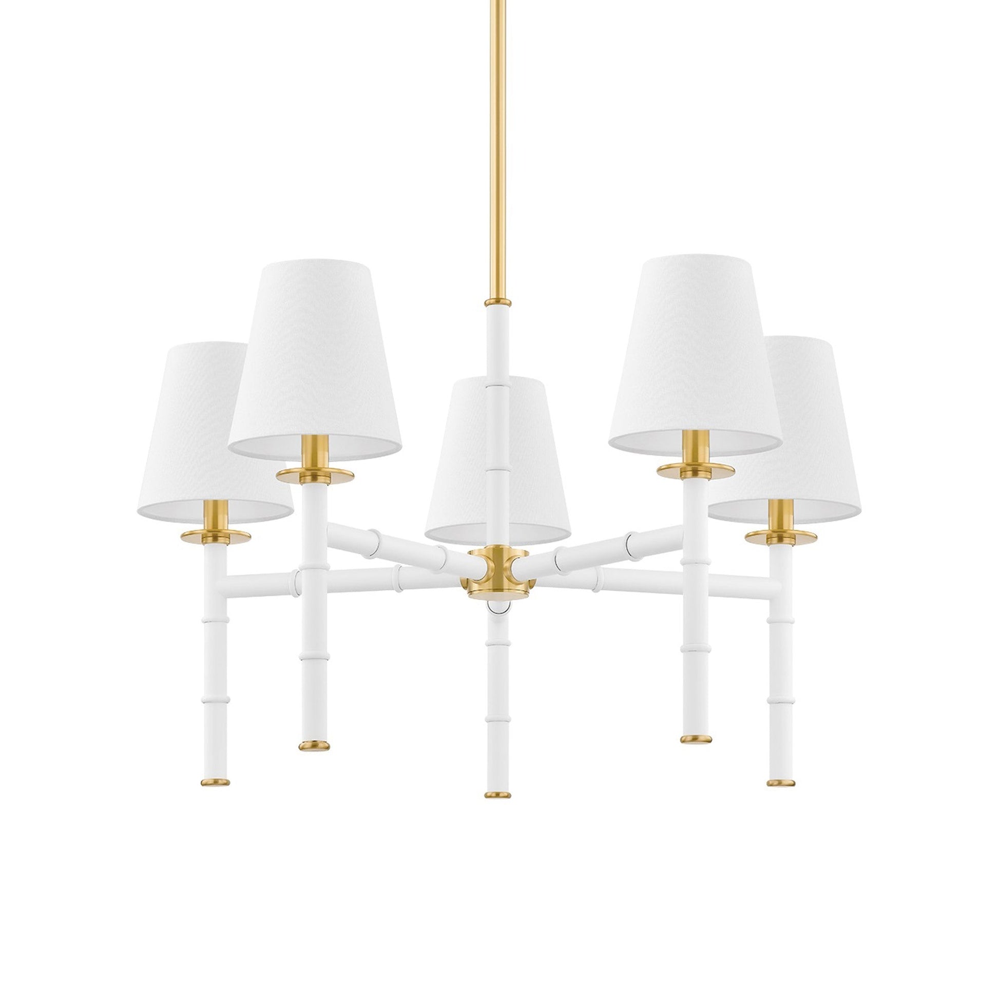 Banyan Chandelier in White.