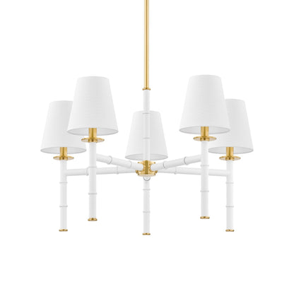 Banyan Chandelier in White.