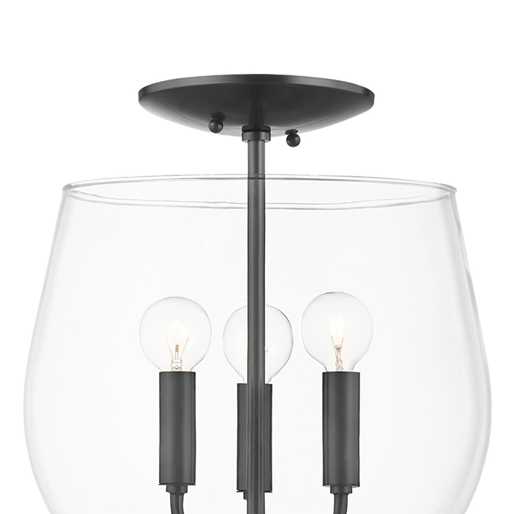 Bobbi Semi Flush Mount Ceiling Light in Detail.