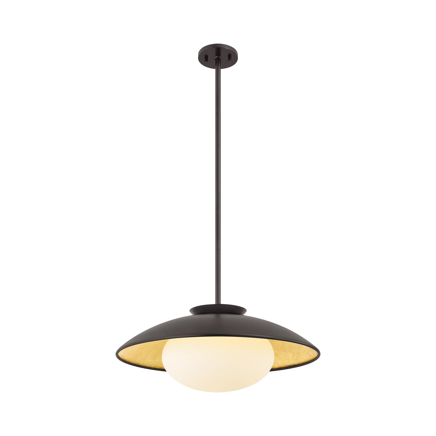 Cadence Pendant Light in Black (21-Inch).