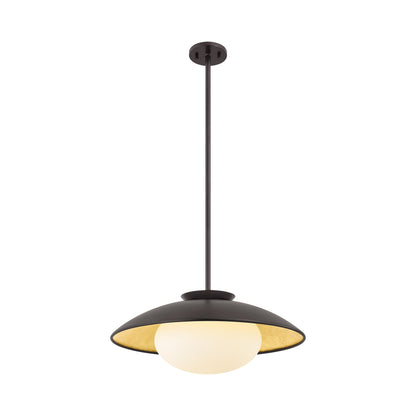 Cadence Pendant Light in Black (21-Inch).