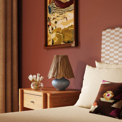 Cailyn Table Lamp in bedroom.