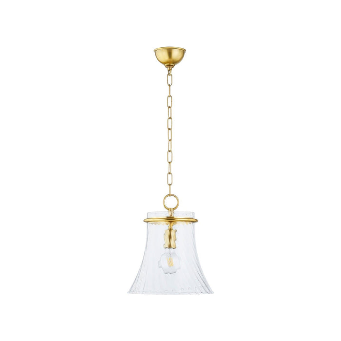 Cantana Pendant Light in Aged Brass (Small).
