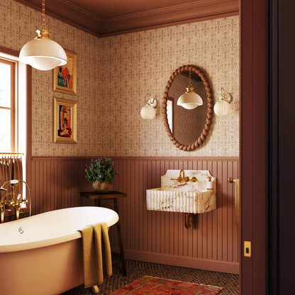 Celine Pendant Light in bathroom.