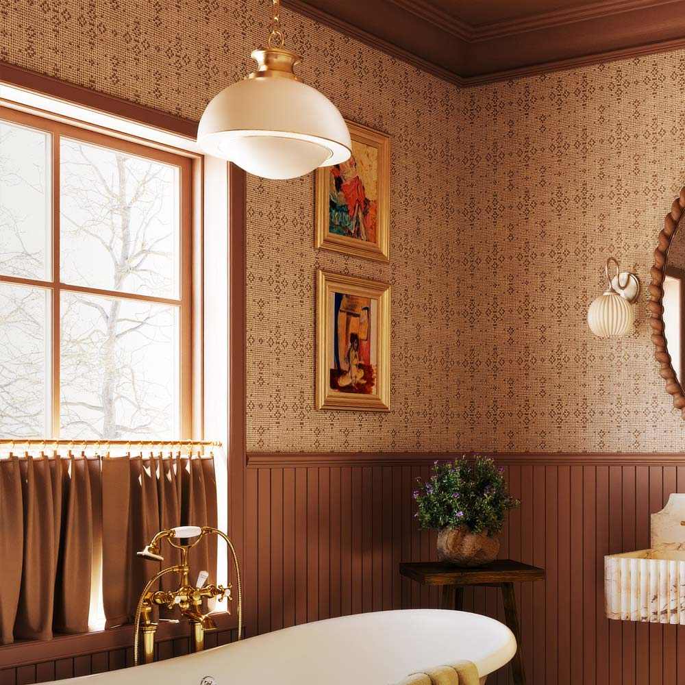 Celine Pendant Light in bathroom.