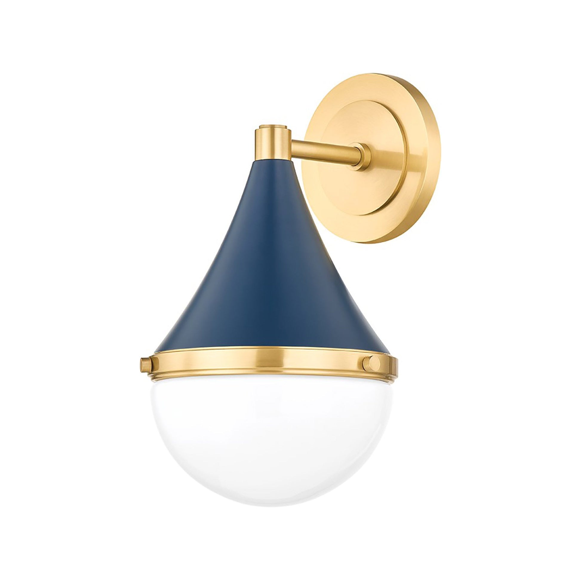 Ciara Wall Light in Soft Navy.
