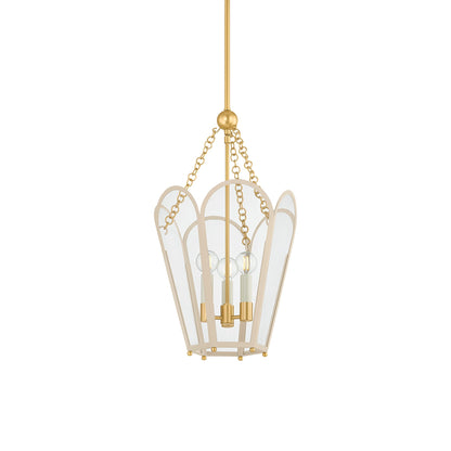 Clarisse Pendant Light in Soft Bisque (3-Light).