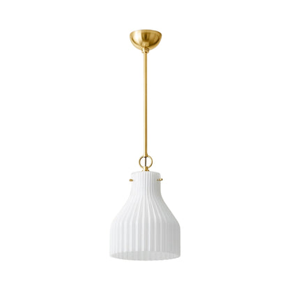 Corinthia Pendant Light in Aged Brass (Small).