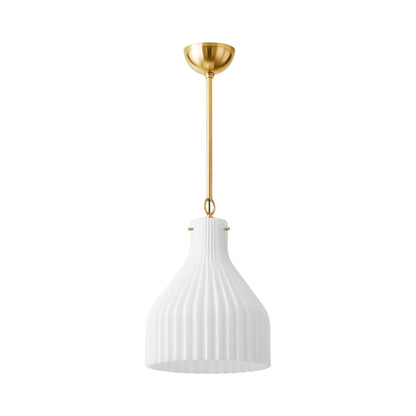 Corinthia Pendant Light in Aged Brass (Large).