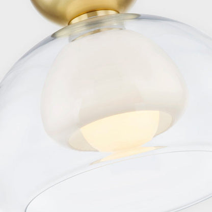 Cortney Semi Flush Mount Ceiling Light in Detail.