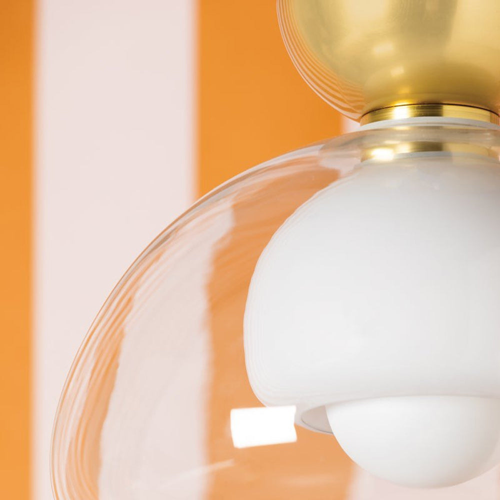 Cortney Semi Flush Mount Ceiling Light in Detail.
