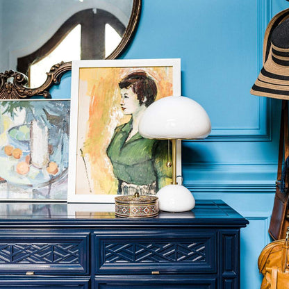 Cortney Table Lamp in living room.