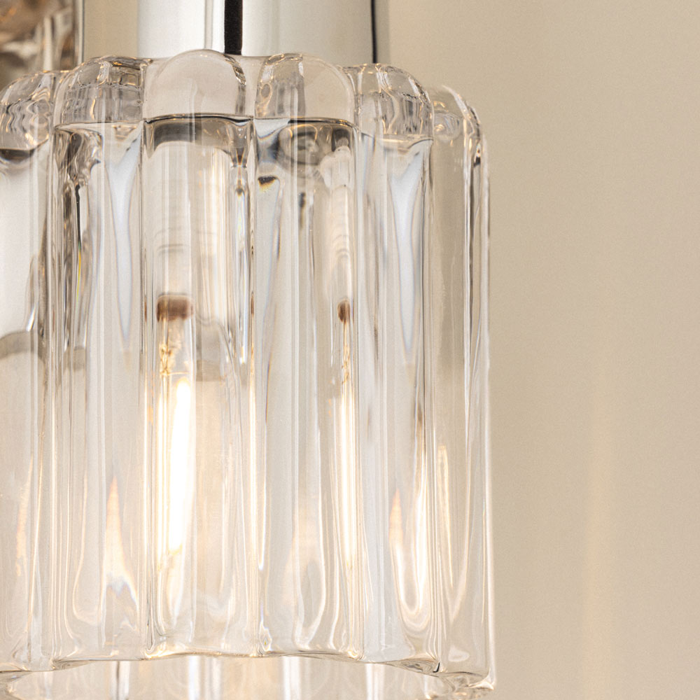 Danae Vertical Bath Vanity Light in Detail.