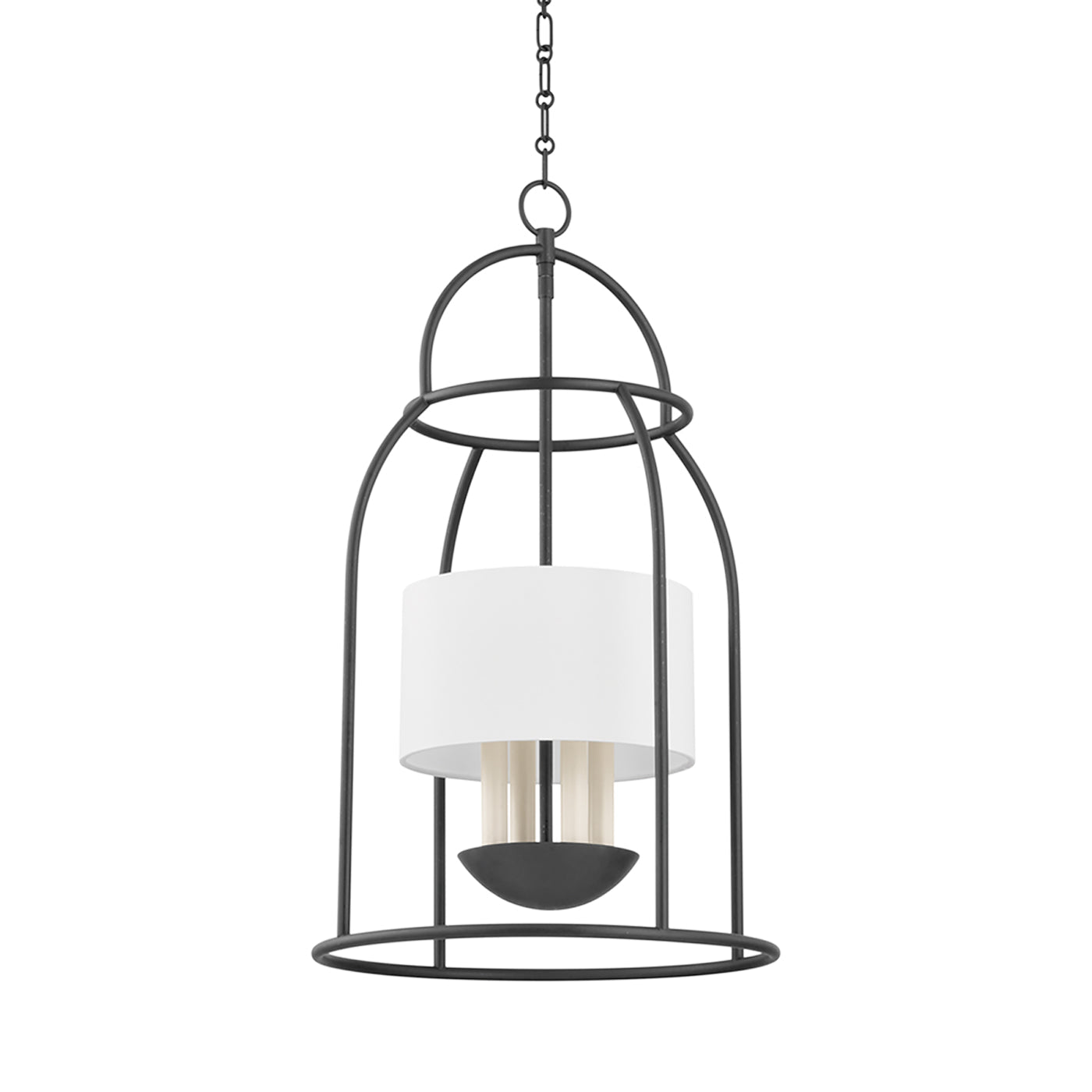 Delia Pendant Light in Aged Iron (4-Light).