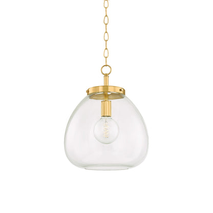 Della H997701 Pendant Light in Aged Brass (Large).