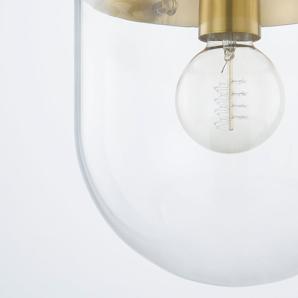 Dunbar Semi Flush Mount Ceiling Light in Detail.