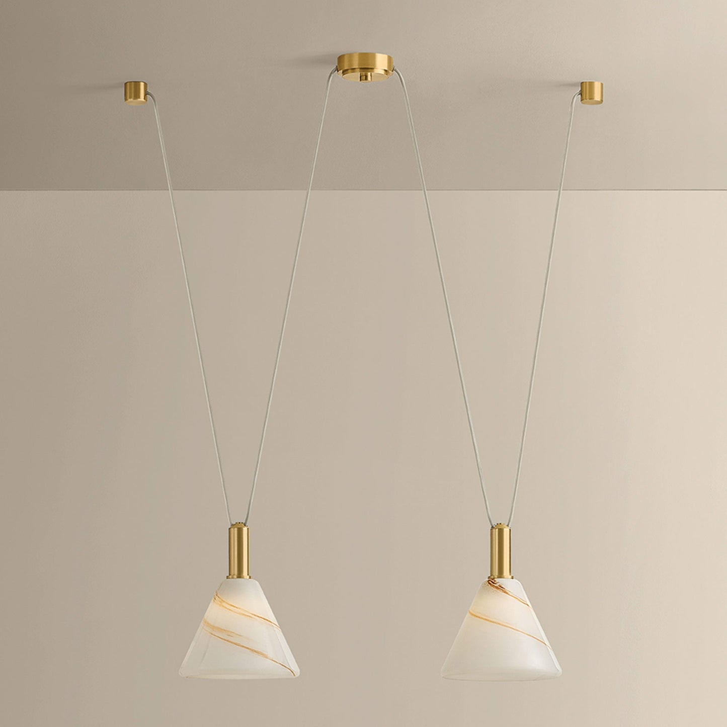 Eileen Linear Pendant Light in Detail.