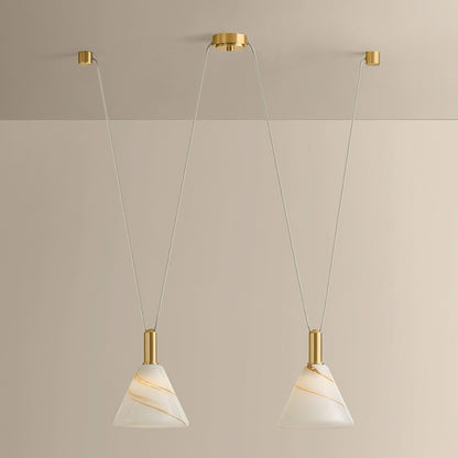 Eileen Linear Pendant Light in Detail.