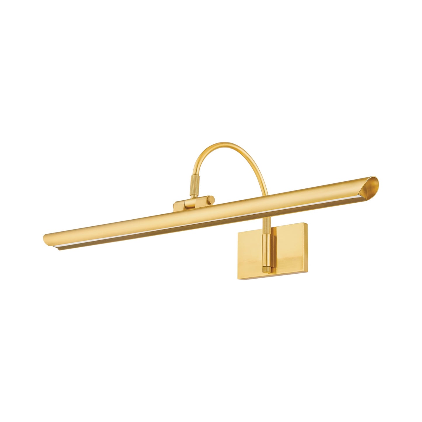 Elowen LED Picture Light in Aged Brass (Large).
