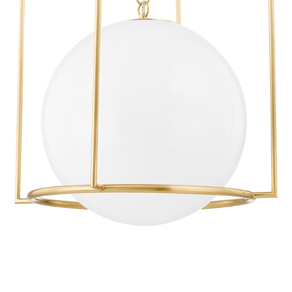 Frankie Caged Pendant Light in Detail.