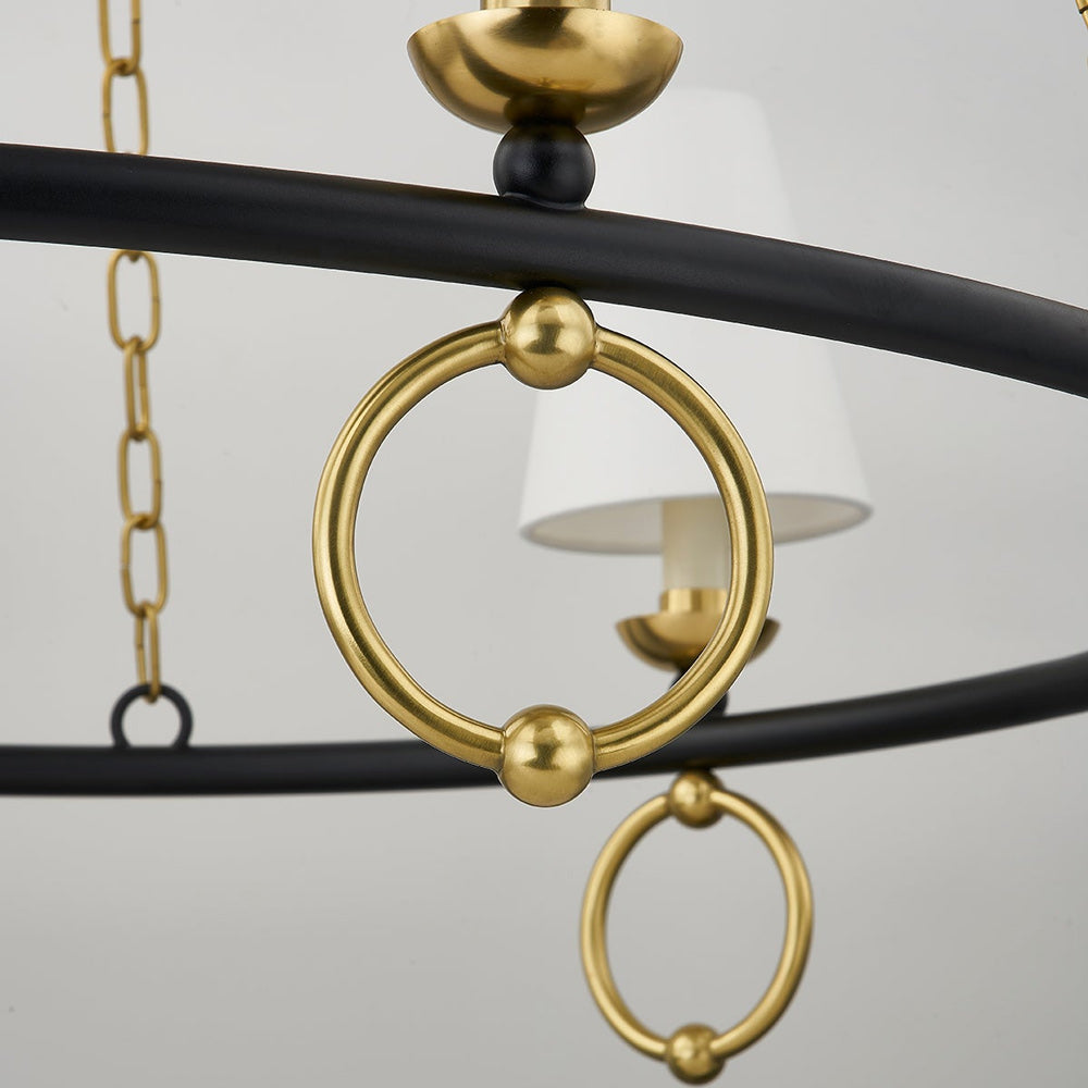 Haverford Chandelier in Detail.