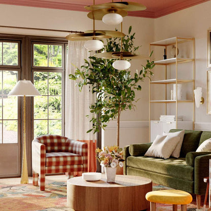 Indie Floor Lamp in living room.