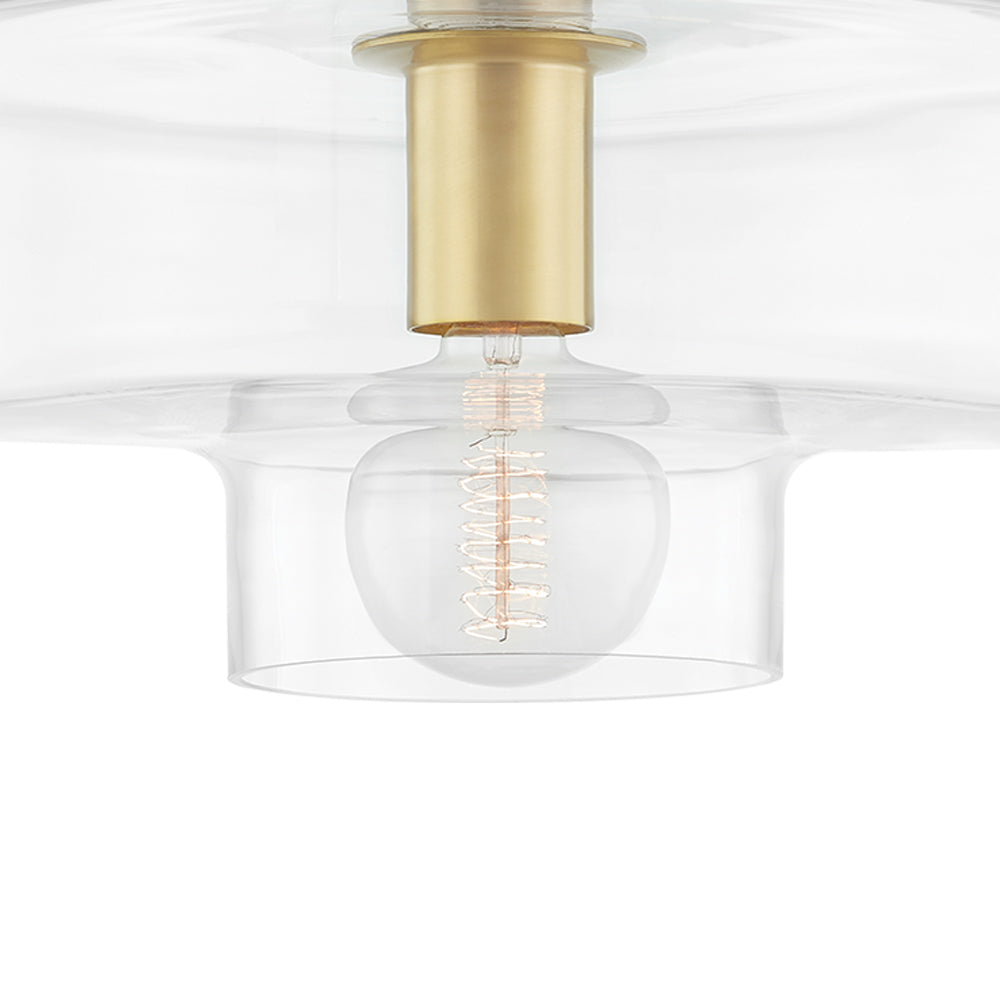 Iona Flush Mount Ceiling Light in Detail.