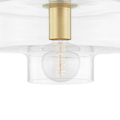 Iona Flush Mount Ceiling Light in Detail.